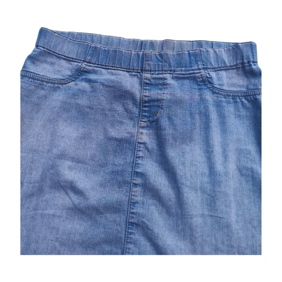 C&A világoskék farmer miniszoknya