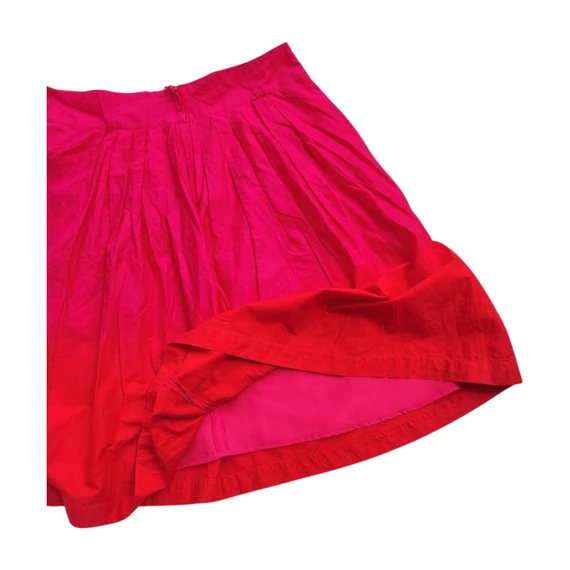 H&M piros színátmenetes szoknya
