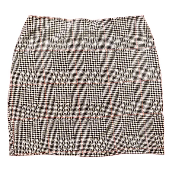 Pull & Bear szürke kockás miniszoknya