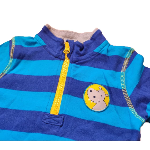 Liegelind kék csíkos vékony pulóver (méret: 86)