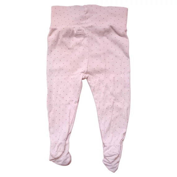 H&M bézs pöttyös talpas nadrág (méret: 68)