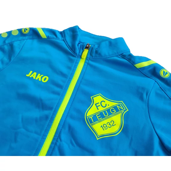 Jako türkiz színű fiú sport pulóver (méret: 140)