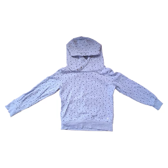 Tom Tailor szürke csillagos lány kapucnis pulóver