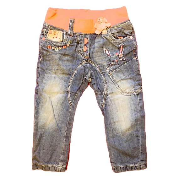 Dopodopo kék gumis derekú farmernadrág