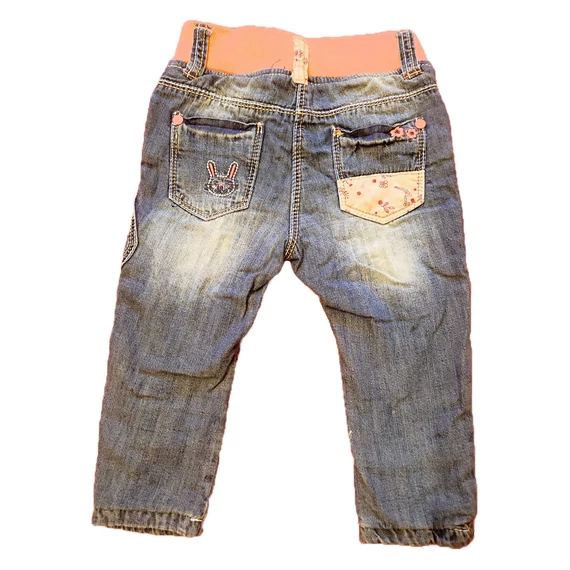 Dopodopo kék gumis derekú farmernadrág (méret: 74)