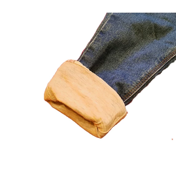 C&A kék farmernadrág derekán kötővel (méret: 86)