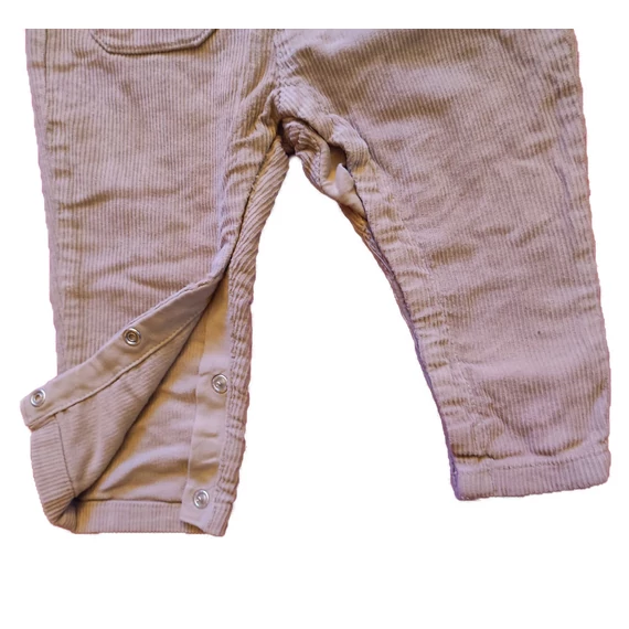 C&A barna kordbársony kertésznadrág (méret: 86)