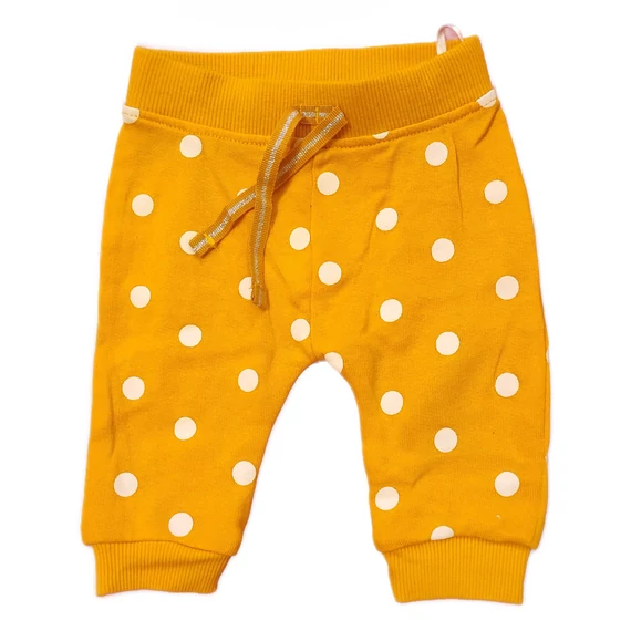 Ergee sárga és lila baba melegítőnadrág párban (méret: 56)