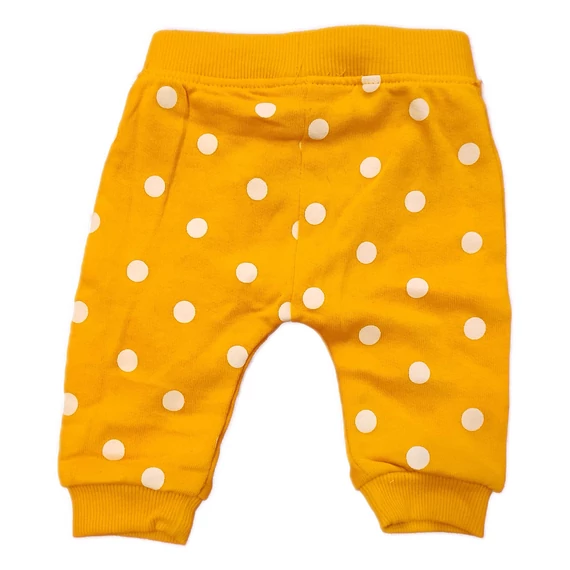 Ergee sárga és lila baba melegítőnadrág párban (méret: 56)