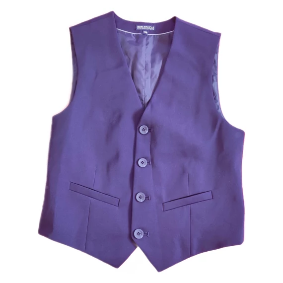 C&A sötétkék elegáns fiú mellény