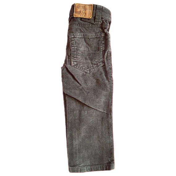 Esprit fekete kordbársony nadrág (méret: 92)