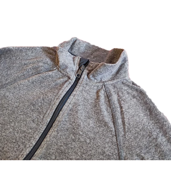 H&M szürkés kék cipzáras kisfiú pulóver (méret: 110/116)