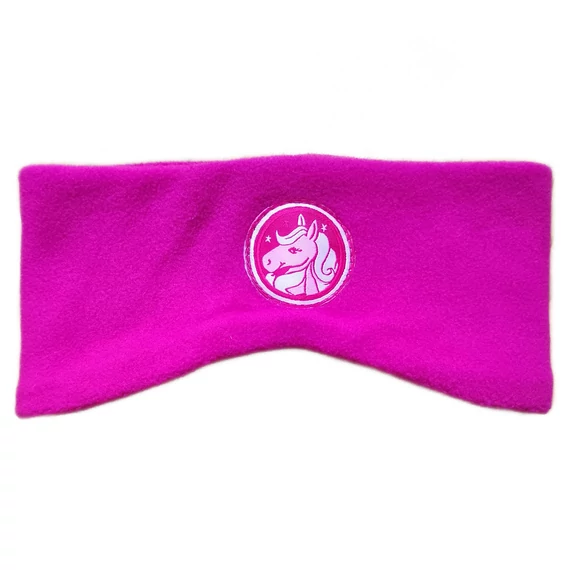 KIK rózsaszín polár unikornisos fülvédő 