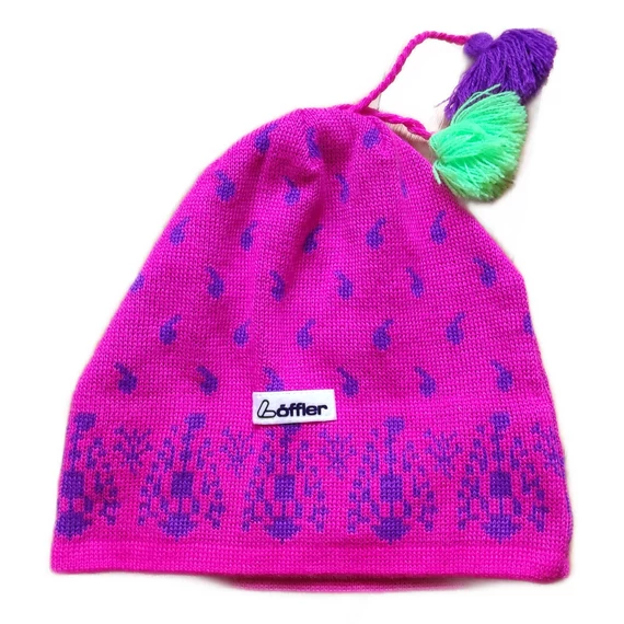 Löffler rózsaszín pompom sapka