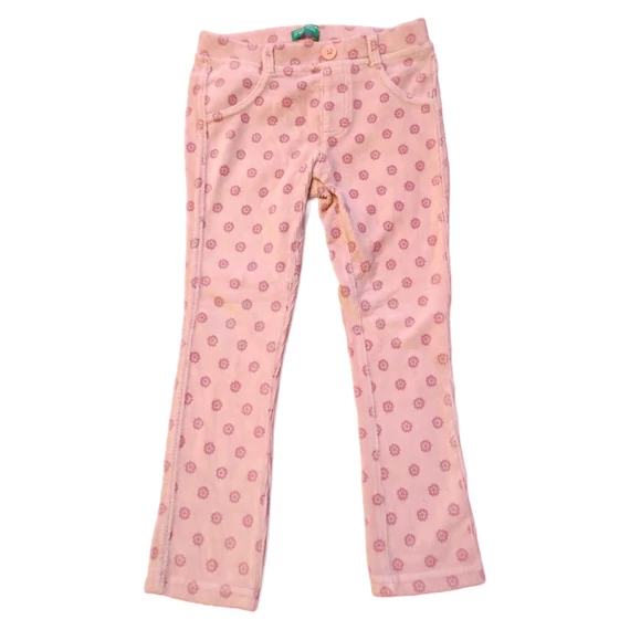 United Colors of Benetton rózsaszín vastag kislány leggings párban (méret: 104)