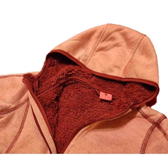 Kiki & Koko rózsaszín cipzáras vastag kislány pulóver (méret: 92)