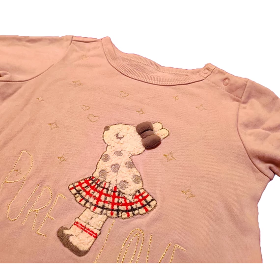 Dove & Bella lila nyuszis kislány pulóver (méret: 98)