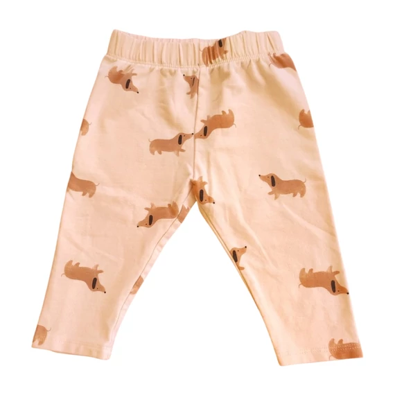 Sinsay bézs tacskó mintás baba leggings