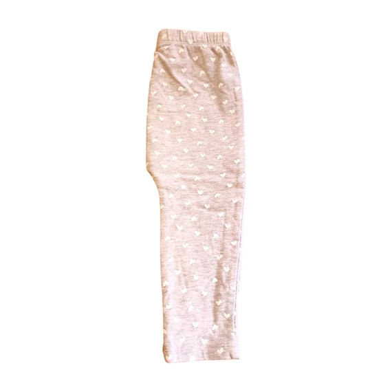 Topolino szürke szivecskés baba leggings