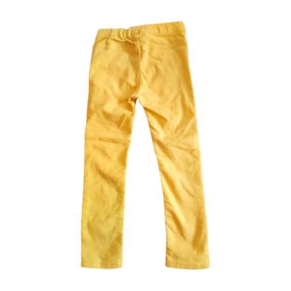 Sárga kislány jeggings nadrág (méret: 104)