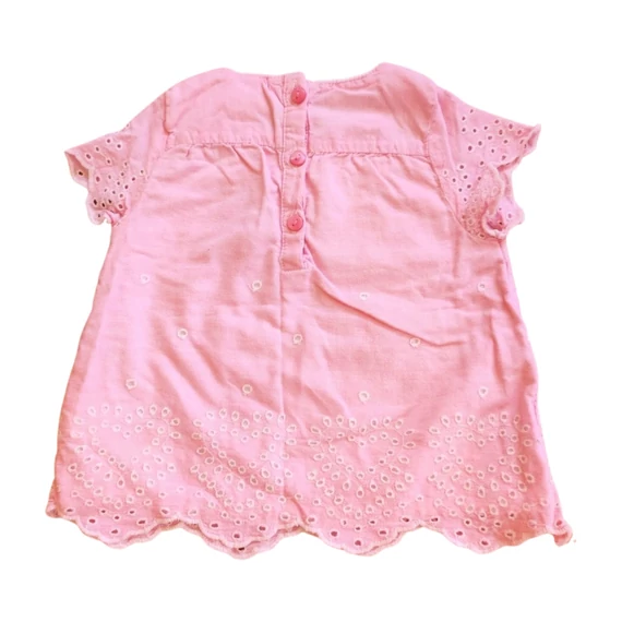 H&M rózsaszín baba blúz
