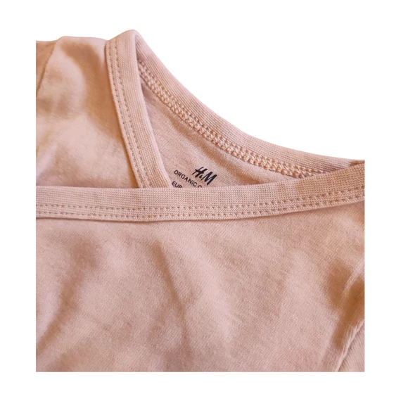 H&M barna és zöld átlapolt hosszú ujjú body párban (méret: 62)
