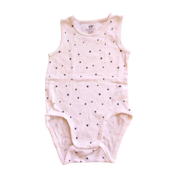H&M fehér ujjatlan body