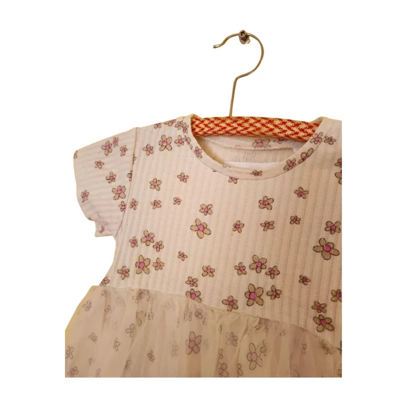 Zara bézs színű kislány nyári ruha