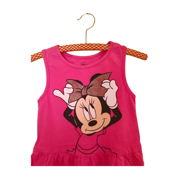 C&A rózsaszín Minnie mintás kislány nyári ruha