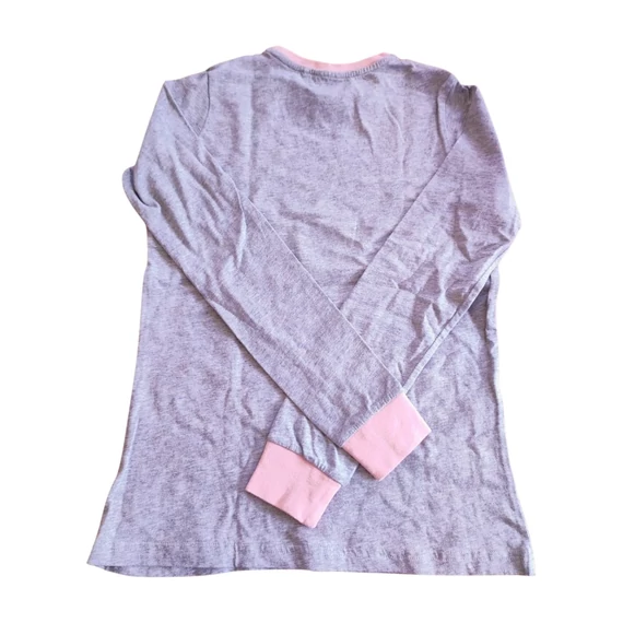 Alive szürke cicás lány hosszú ujjú felső (méret: 146)