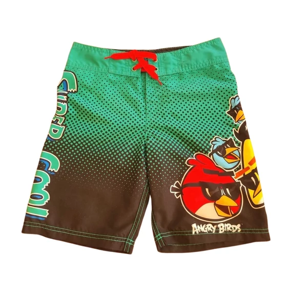 H&M Angry Birds zöld fiú fürdőnadrág 