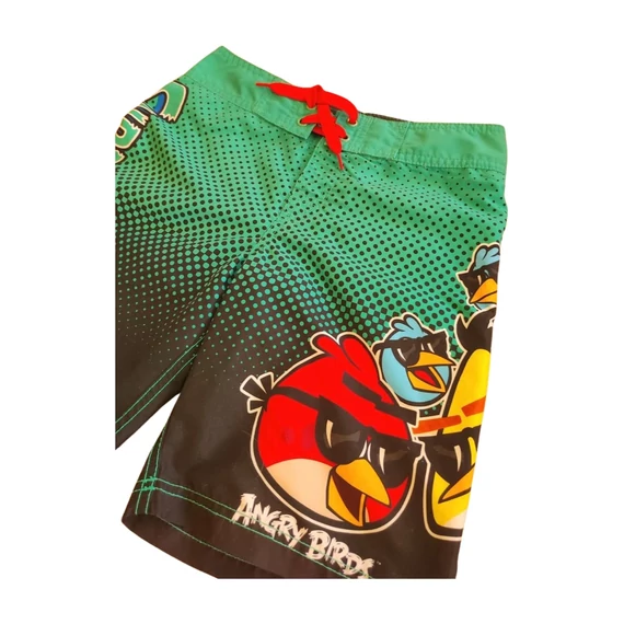 H&M Angry Birds zöld fiú fürdőnadrág 