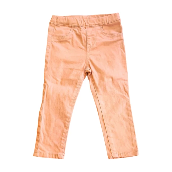 H&M bézs színű baba farmernadrág