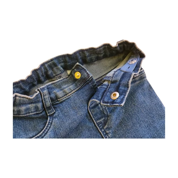 H&M sötétkék baba farmernadrág (méret: 86)