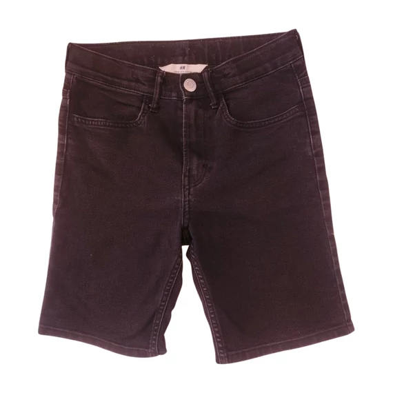 H&M fekete fiú farmer rövidnadrág