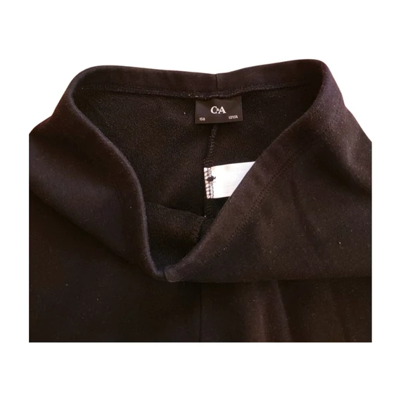 C&A fekete feliratos vastag lány leggings