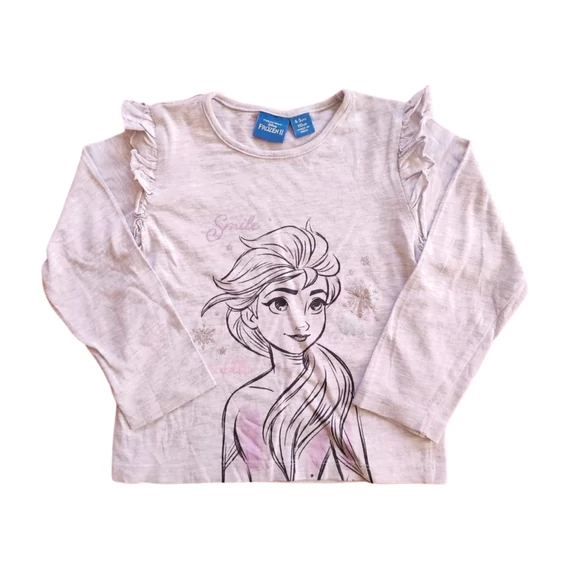 Primark szürke Jégvarázs mintás kislány hosszú ujjú felső