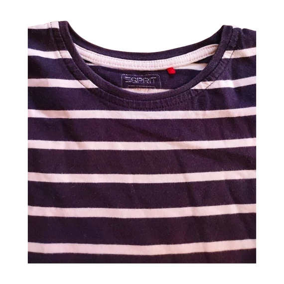 Esprit sötétkék csíkos kislány hosszú ujjú felső