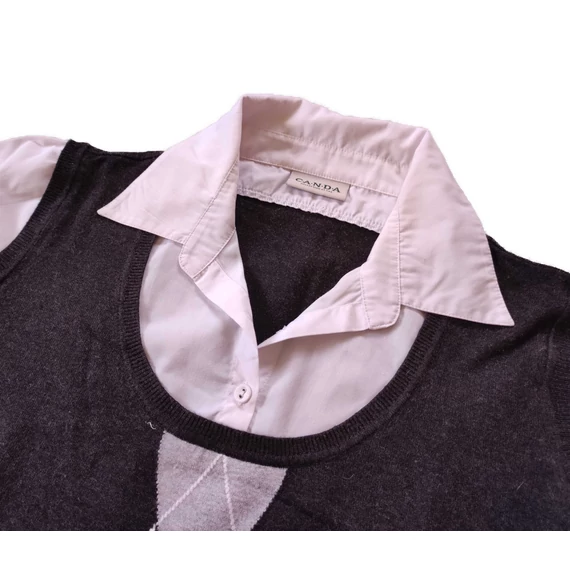 C&A szürke mellényes férfi felső (méret: S)