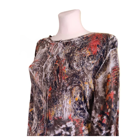 Gerry Weber barna mintás női kardigán (méret: L)