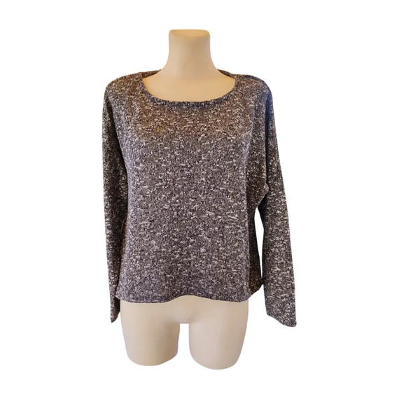 C&A szürke márvány mintás női pulóver