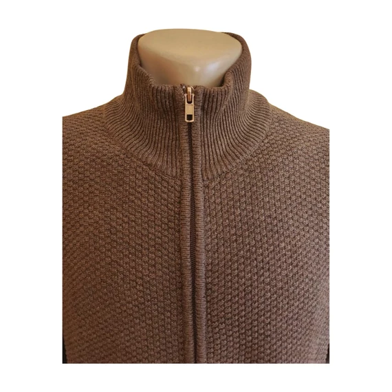 Tchibo szürke férfi cipzáras pulóver