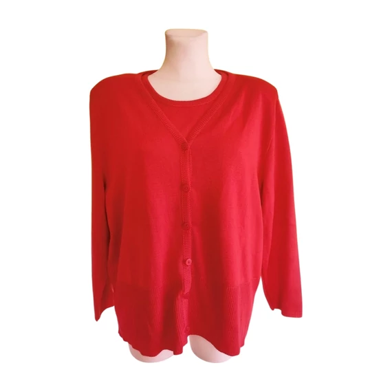 C'est la Vie narancs színű női kardigán szett