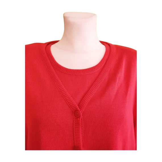 C'est la Vie narancs színű női kardigán szett