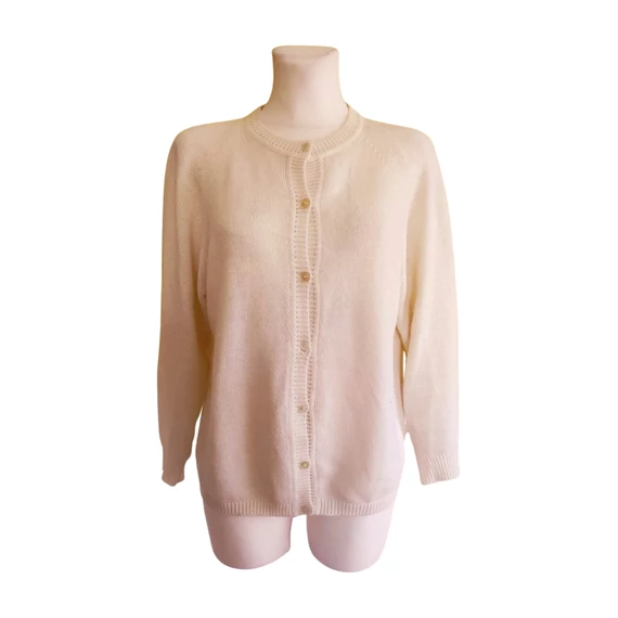 Tört fehér női kardigán