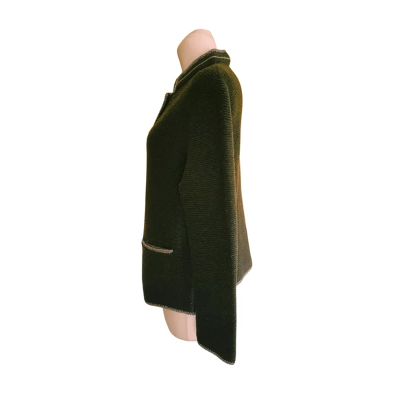 Schneiders sötétzöld női gyapjú kardigán 