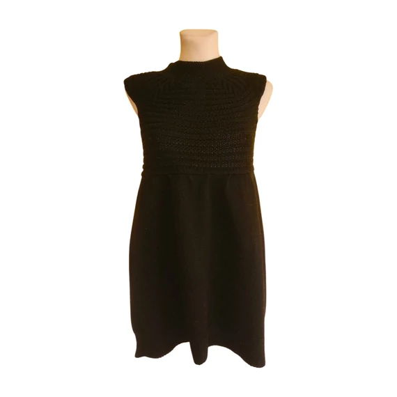 Zara fekete kötött női tunika