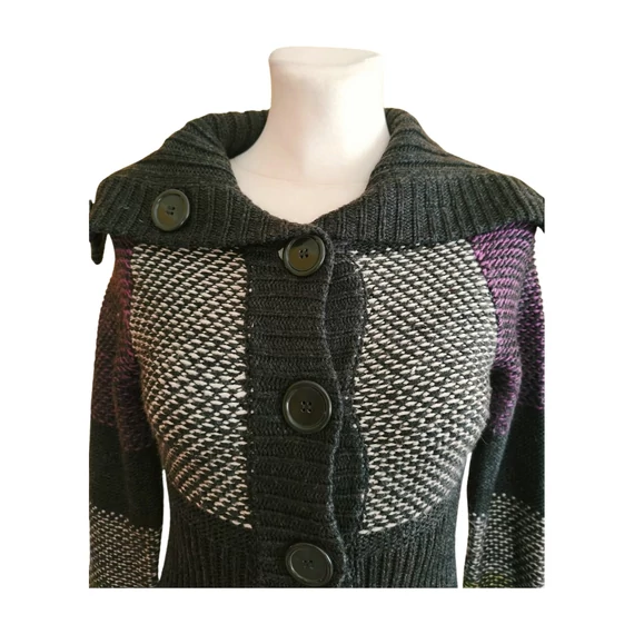 Vero Moda lila és szürke női kötött kardigán