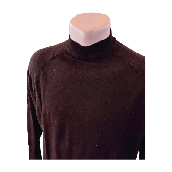 Zara fekete magas nyakú férfi pulóver (méret: M)