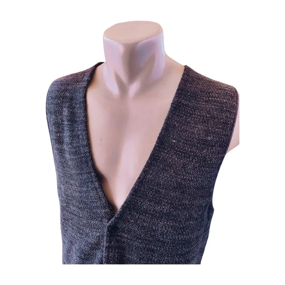 Tom Tailor szürke kötött mellény (méret: M)